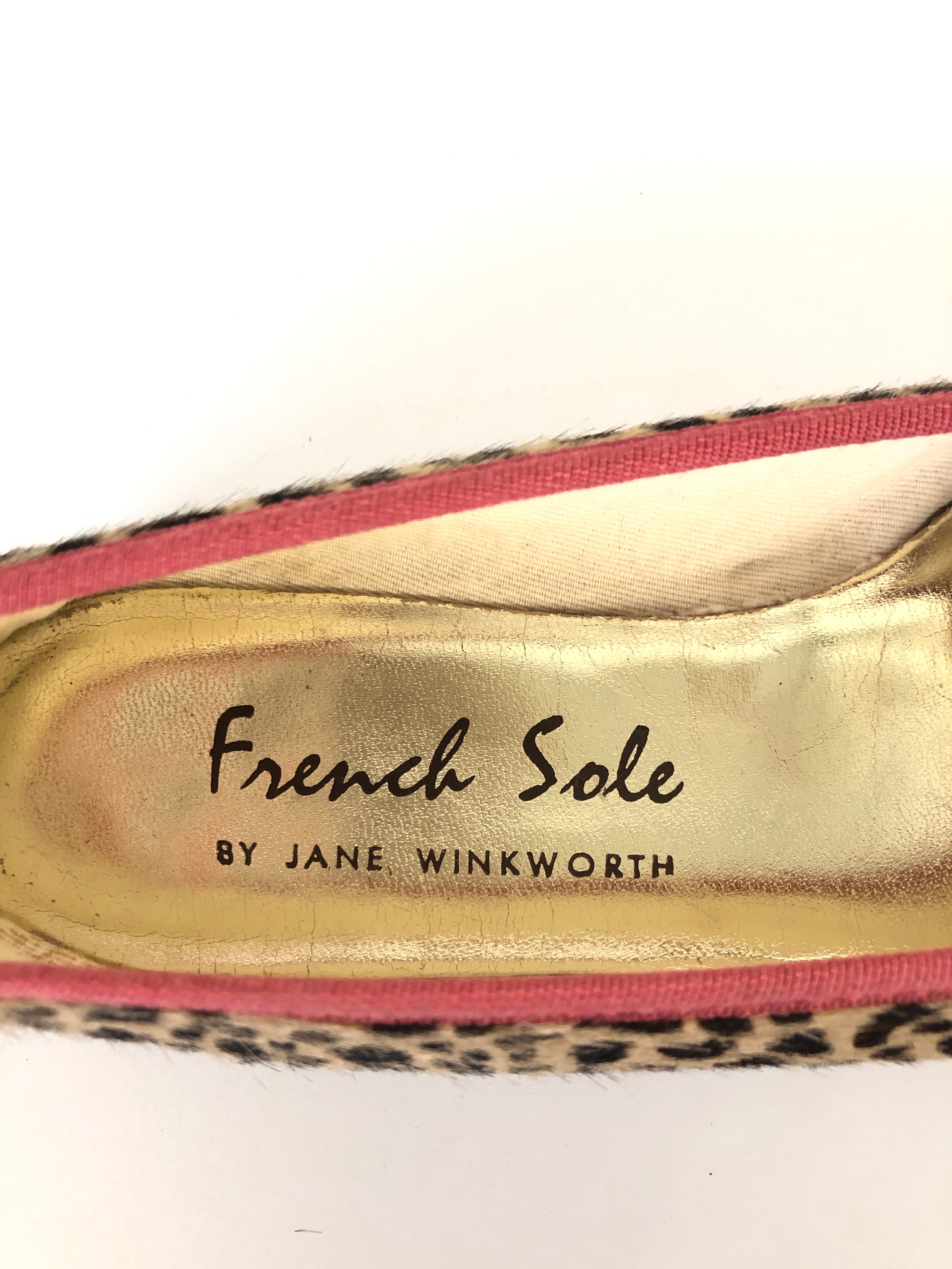 French Sole Ballerina Sko